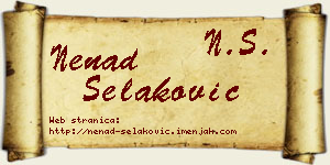 Nenad Selaković vizit kartica